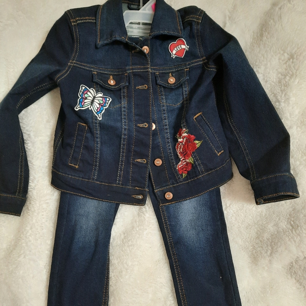 Girls jean set